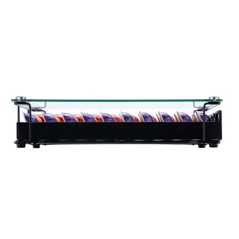 Flagship Vertuo Pod Holder Drawer for Nespresso Storage Glass Top Capsule Organizer(40 Pods Capacity) - Image 5